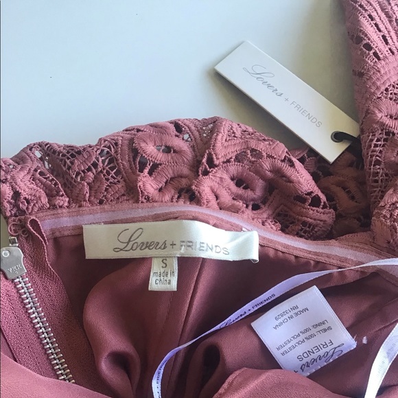 Lovers + Friends Life’s a beach lace off shoulder - Picture 6 of 16